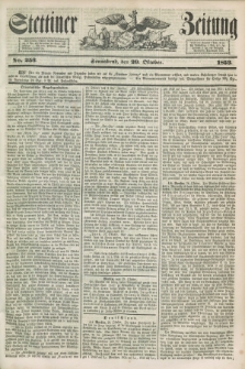 Stettiner Zeitung. 1853, No. 253 (29 Oktober)