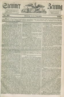 Stettiner Zeitung. 1853, No. 255 (1 November)