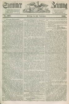 Stettiner Zeitung. 1853, No. 264 (11 November)