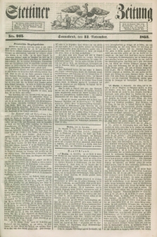 Stettiner Zeitung. 1853, No. 265 (12 November)