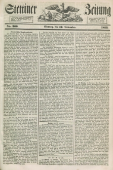 Stettiner Zeitung. 1853, No. 266 (14 November)
