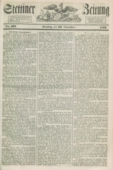 Stettiner Zeitung. 1853, No. 273 (22 November)