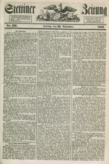 Stettiner Zeitung. 1853, No. 276 (25 November)