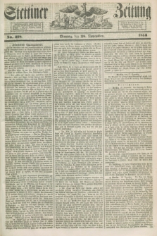 Stettiner Zeitung. 1853, No. 278 (28 November)