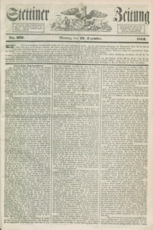Stettiner Zeitung. 1853, No. 296 (19 Dezember) + dod.