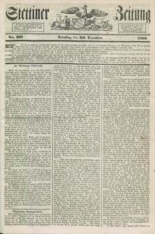 Stettiner Zeitung. 1853, No. 297 (20 Dezember) + dod.