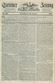 Stettiner Zeitung. 1853, No. 299 (22 Dezember) + dod.