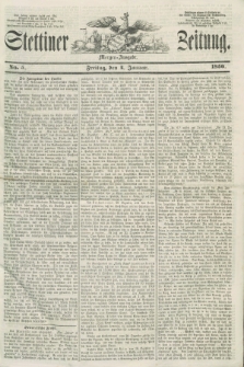 Stettiner Zeitung. 1856, No. 5 (4 Januar) - Morgen-Ausgabe