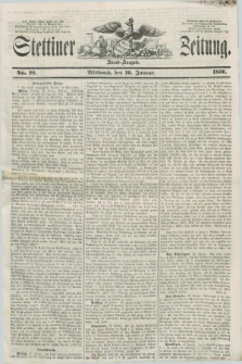 Stettiner Zeitung. 1856, No. 26 (16 Januar) - Abend-Ausgabe