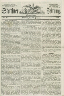 Stettiner Zeitung. 1856, No. 37 (23 Januar) - Morgen-Ausgabe