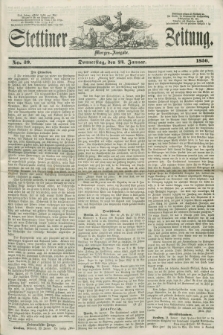 Stettiner Zeitung. 1856, No. 39 (24 Januar) - Morgen-Ausgabe