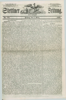 Stettiner Zeitung. 1856, No. 114 (7 März) - Abend-Ausgabe