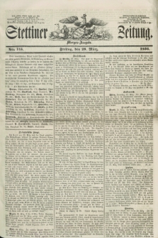 Stettiner Zeitung. 1856, No. 145 (28 März) - Morgen-Ausgabe + dod.