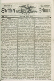 Stettiner Zeitung. 1856, No. 208 (6 Mai) - Morgen-Ausgabe + dod.