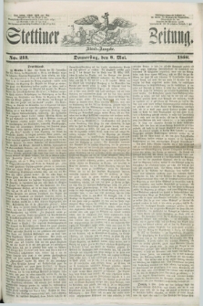 Stettiner Zeitung. 1856, No. 213 (8 Mai) - Abend-Ausgabe