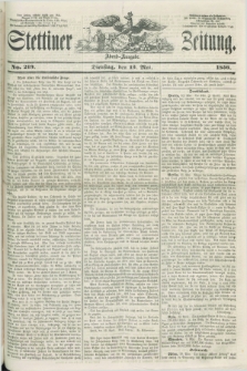 Stettiner Zeitung. 1856, No. 219 (13 Mai) - Abend-Ausgabe