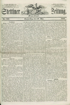 Stettiner Zeitung. 1856, No. 246 (29 Mai) - Morgen-Ausgabe