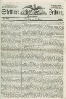Stettiner Zeitung. 1856, No. 266 (10 Juni) - Morgen-Ausgabe + dod.