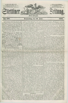 Stettiner Zeitung. 1856, No. 296 (26 Juni) - Abend-Ausgabe