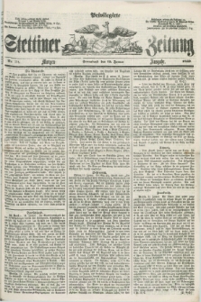 Privilegirte Stettiner Zeitung. 1859, No. 23 (15 Januar) - Morgen-Ausgabe