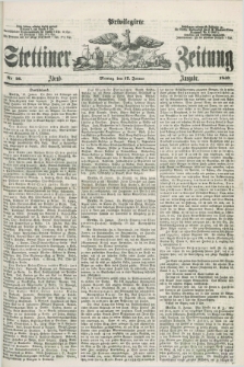 Privilegirte Stettiner Zeitung. 1859, No. 26 (17 Januar) - Abend-Ausgabe