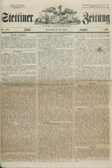 Stettiner Zeitung. Jg. 105, No. 274 (14 Juni 1860) - Abend-Ausgabe