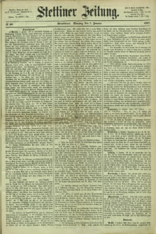Stettiner Zeitung. 1867, № 10 (7 Januar) - Abendblatt