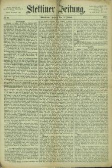 Stettiner Zeitung. 1867, № 18 (11 Januar) - Abendblatt