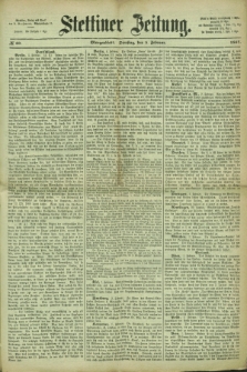 Stettiner Zeitung. 1867, № 59 (5 Februar) - Morgenblatt