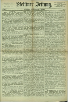 Stettiner Zeitung. 1867, № 64 (7 Februar) - Abendblatt