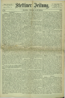 Stettiner Zeitung. 1867, № 86 (20 Februar) - Abendblatt