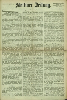 Stettiner Zeitung. 1867, № 99 (28 Februar) - Morgenblatt