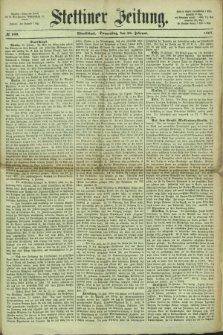 Stettiner Zeitung. 1867, № 100 (28 Februar) - Abendblatt