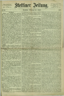 Stettiner Zeitung. 1867, № 158 (3 April) - Abendblatt