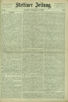 Stettiner Zeitung. 1867, № 216 (9 Mai) - Abendblatt