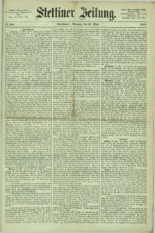 Stettiner Zeitung. 1867, № 244 (27 Mai) - Abendblatt