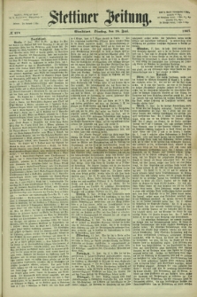 Stettiner Zeitung. 1867, № 278 (18 Juni) - Abendblatt