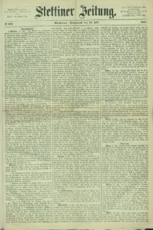 Stettiner Zeitung. 1867, № 322 (13 Juli) - Abendblatt