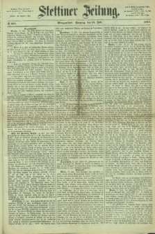 Stettiner Zeitung. 1867, № 323 (14 Juli) - Morgenblatt