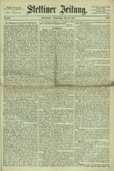 Stettiner Zeitung. 1867, № 342 (25 Juli) - Abendblatt