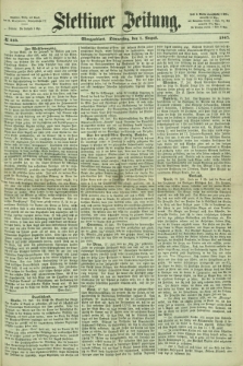 Stettiner Zeitung. 1867, № 353 (1 August) - Morgenblatt