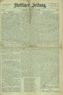 Stettiner Zeitung. 1867, № 384 (19 August) - Abendblatt