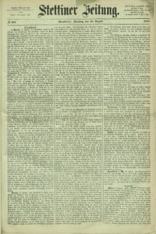 Stettiner Zeitung. 1867, № 386 (20 August) - Abendblatt