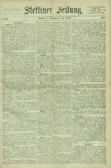Stettiner Zeitung. 1867, № 398 (27 August) - Abendblatt
