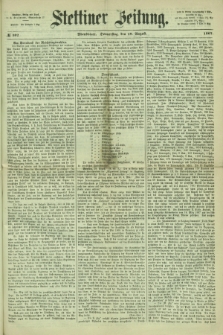Stettiner Zeitung. 1867, № 402 (29 August) - Abendblatt