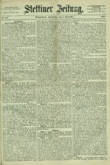 Stettiner Zeitung. 1867, № 413 (5 September) - Morgenblatt