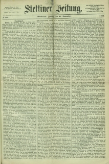 Stettiner Zeitung. 1867, № 428 (13 September) - Abendblatt