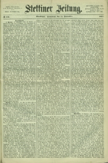 Stettiner Zeitung. 1867, № 430 (14 September) - Abendblatt