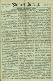 Stettiner Zeitung. 1867, № 441 (21 September) - Morgenblatt