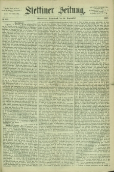 Stettiner Zeitung. 1867, № 442 (21 September) - Abendblatt